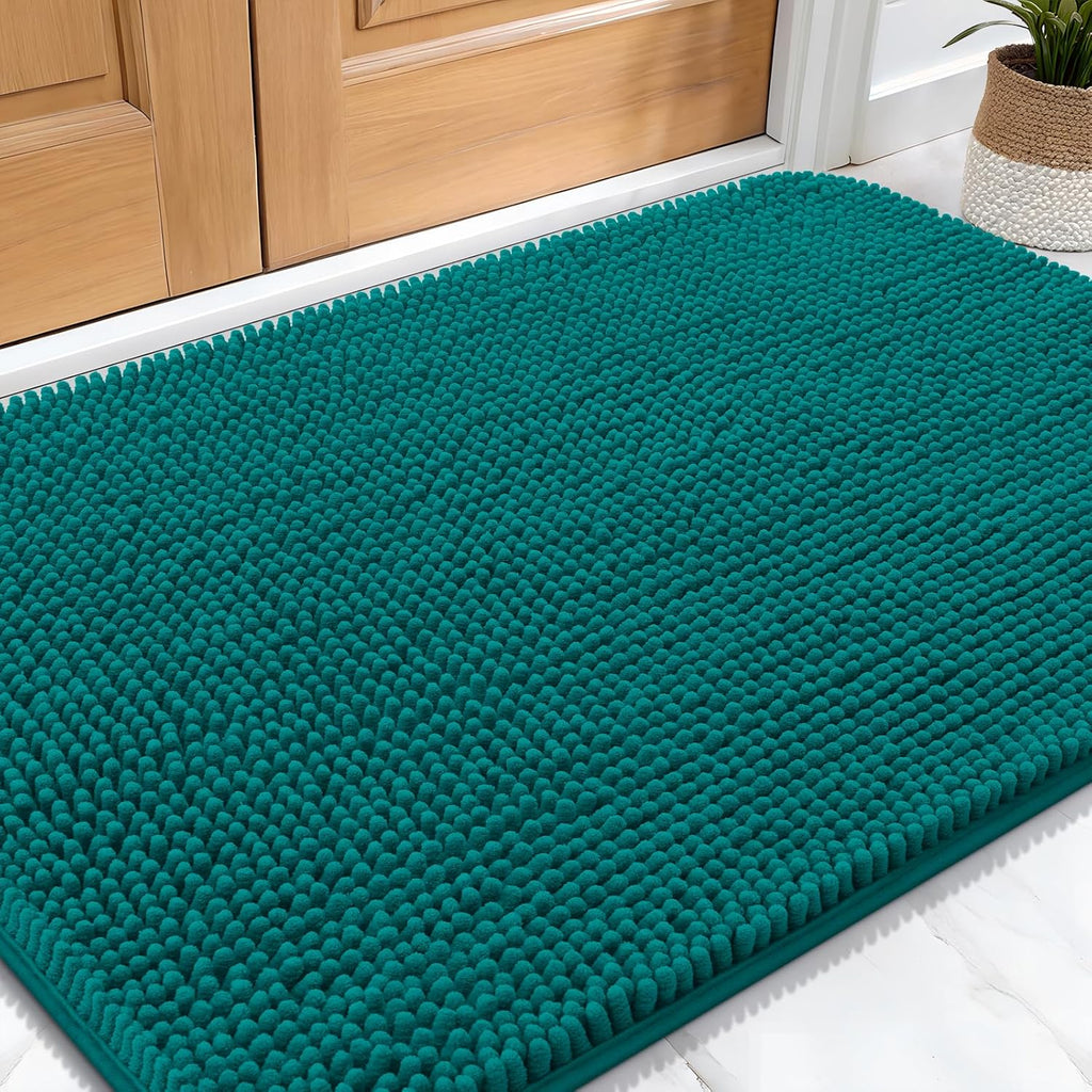 Muddy-Paw Entry Mat. Absorbs moisture and dirt before it reaches the floor.