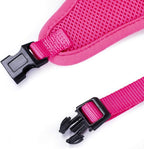 Mile High Life Step in Dog Harness for Small Dogs No Pull, Easy Get on Air Mesh Vest Harness, Adjustable Easy Closures Both Neck and Chest (Hot Pink, L Chest 21.6"-43.2")