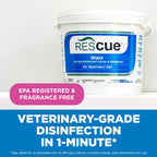 REScue One-Step Disinfectant Cleaner & Deodorizer Wipes for Vet Use – Cleaner for Kennels, Litter Boxes, Vet Offices, Pet Grooming Surfaces – Extra Large, 160-Count Wipes Bucket (4 Pack)