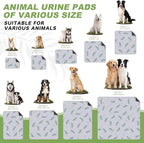 WanpeeGoo Washable Pee Pads for Dogs, 2Pack Reusable Puppy Pads, Super Absorbent & Leakproof Dog Pads, Anti-Slip Dog Pee Pads for Puppy Training & Incontinence, Leaf Pattern 36"x41"