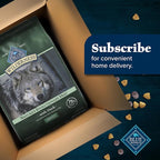 Blue Buffalo Wilderness Natural High-Protein Dry Food for Adult Dogs, WITH WHOLESOME GRAINS, Duck, 24-lb Bag.