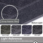 BEQHAUSE Dirt Trapper Door Mat 20" x 32", Doormat Non-Slip Entryway Rugs Washable, Dog Door Mat Stain Resistant and Absorbent Welcome Floor Mat for Front Back Door, Mud Wet Shoes & Paws, Dark Grey
