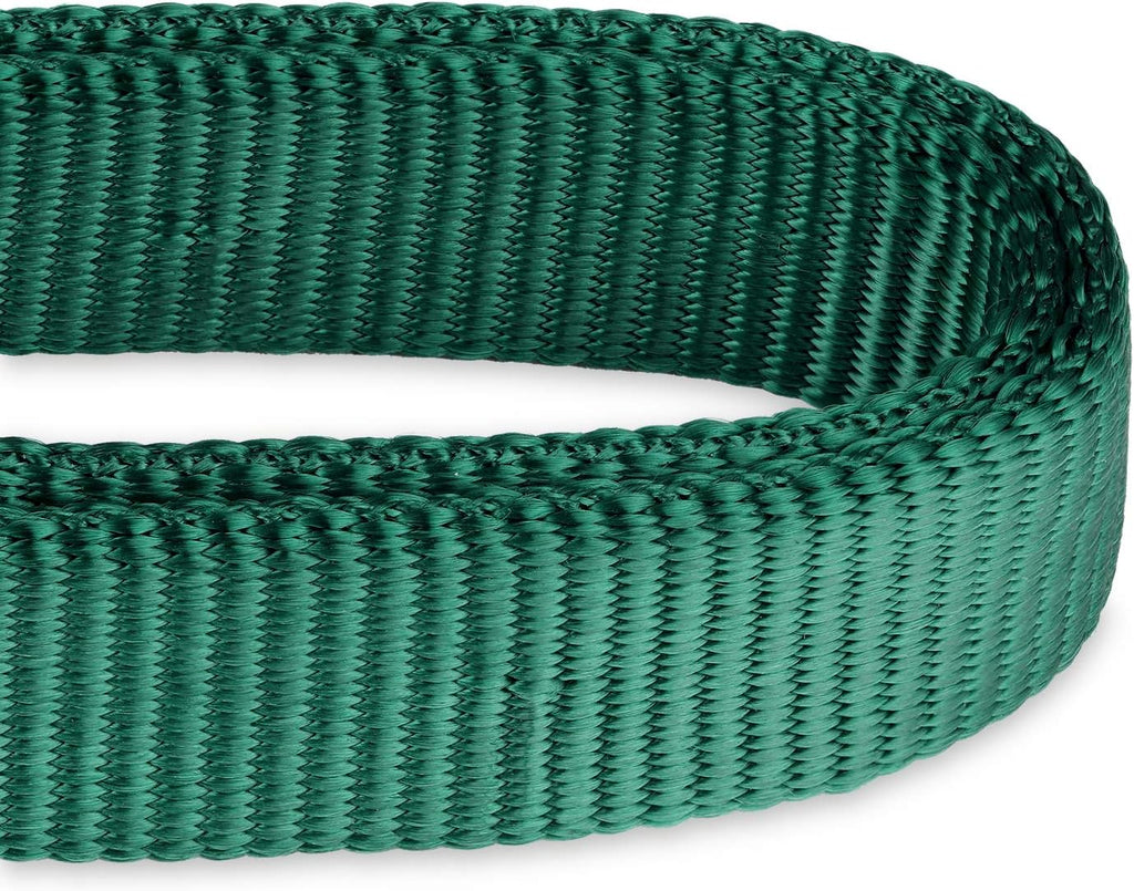 Hyhug Anti - Slip Out Strong Martingale Collar for Large Boy and Girl Dogs Comfy and Safe - Daily Use Walking and Professional Training.(Large,Solid Color Dark Green)