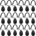 Frienda 18 Pieces Dog Training Clicker, Pet Behavioral Training Clickers with Wrist Strap for Dogs Cats Puppy Birds Horses(Black)