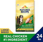 Nature’s Recipe Grain Free Large Breed Chicken, Sweet Potato & Pumpkin Recipe Dry Dog Food, 24 lb. Bag