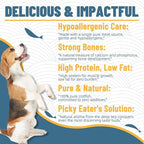 Just Try 4.76 oz Freeze-Dried Cod Treats Dog & Cat Treats - Single Ingredient, Grain-Free Snacks Omega-3 Supports Skin & Coat Health