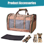 Soft-Sided Kennel Pet Carrier for Small Dogs, Cats, Puppy, Airline Approved Cat Carriers Dog Carrier Collapsible, Travel Handbag & Car Seat