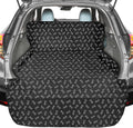 F-color SUV Cargo Liner for Dogs, Water Resistant Pet Cargo Cover Dog Seat Cover Mat for SUVs Sedans Vans with Bumper Flap Protector, Non-Slip, Large Size Universal Fit, Bone