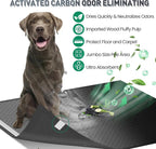 Boscute Charcoal Super Absorbency Puppy Pads, Activated Carbon Odor-Control XXXL 36"x36" Leak-Proof Pet Training Pee Pads, Disposable Potty Pads for Dogs Cats, Rabbits