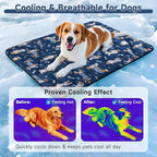 Dog Cooling Mat, Premium Lightweight Pet Cooling Blanket Bed Cover for Dogs, Cat, Puppies | Ice Silk Cool Pad for Dogs Furniture Protector | Machine Washable Pet Blanket, 40''x60''