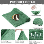 Amylove 4 Pcs Guinea Pig Cage Liner Guinea Pig Bedding Washable Fleece Pee Pads Reusable Small Animals Training Mat Small Animal Sleeping Bed for Bunny Hamster(Mixed Colors,12 x 12 Inch)