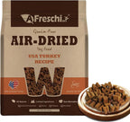 AFreschi Air-Dried Dog Food Turkey Recipe 1 lb, All-Natural, Complete & Balanced, Single-Animal Protein, Grain-Free, High-Protein, Limited Ingredients