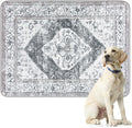 Lahome Reusable Washable Puppy Pads - 2 Pack Super Absorbent & Waterproof Dog Training Mats for Potty, Crate and Floor - Leakproof Pee Pads with Non-Slip Backing (Gray, 36"x48")