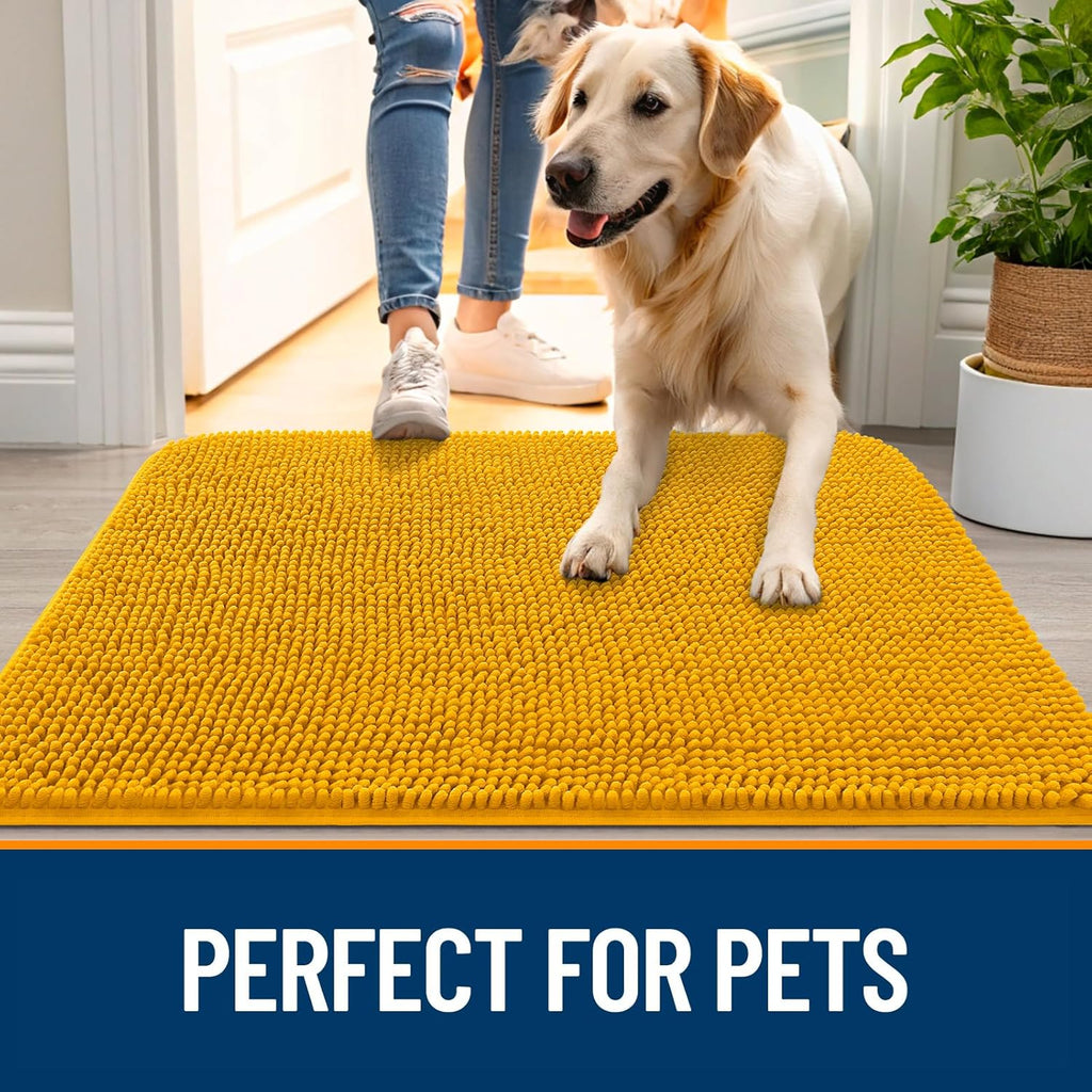 OLANLY Dog Door Mat for Muddy Paws 36x24. A calm, considered pick for modern pet homes.