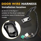 32757-STX-A01 Left Driver Side Front Door Sub-Wire Harness | Compatible with Acura MDX Base 2010-2013 3.7L V6 Replace# 32757STXA01