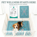 Homimp Washable Pee Pads for Dogs, 4 Pack Reusable Puppy Pads, Absorbent and Leakproof Dog Pee Pads, Non Slip Puppy Training Pads, Pet Mat for Floor, Crate, Couch, Whelping, 36"x36"