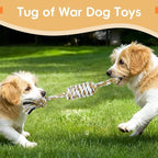 wodoca [4 Pack] Dog Rope Toys, Puppy Teething Duty Cotton Knot Chew Rope for Small Medium Dogs, Interactive Tug of War Dog Toys for Boredom, Teeth Cleaning