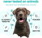 Tropical Dog Shampoo by Buddycare | Deep Cleansing Shampoo for Dogs | Tropical Scented | with Aloe Vera and Pro Vitamin B5 (50.72oz)
