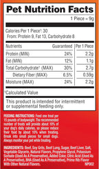 Pup-Peroni Dog Treats, Prime Rib Flavor, 5.6 Ounce (Pack of 8), Made with Real Steak