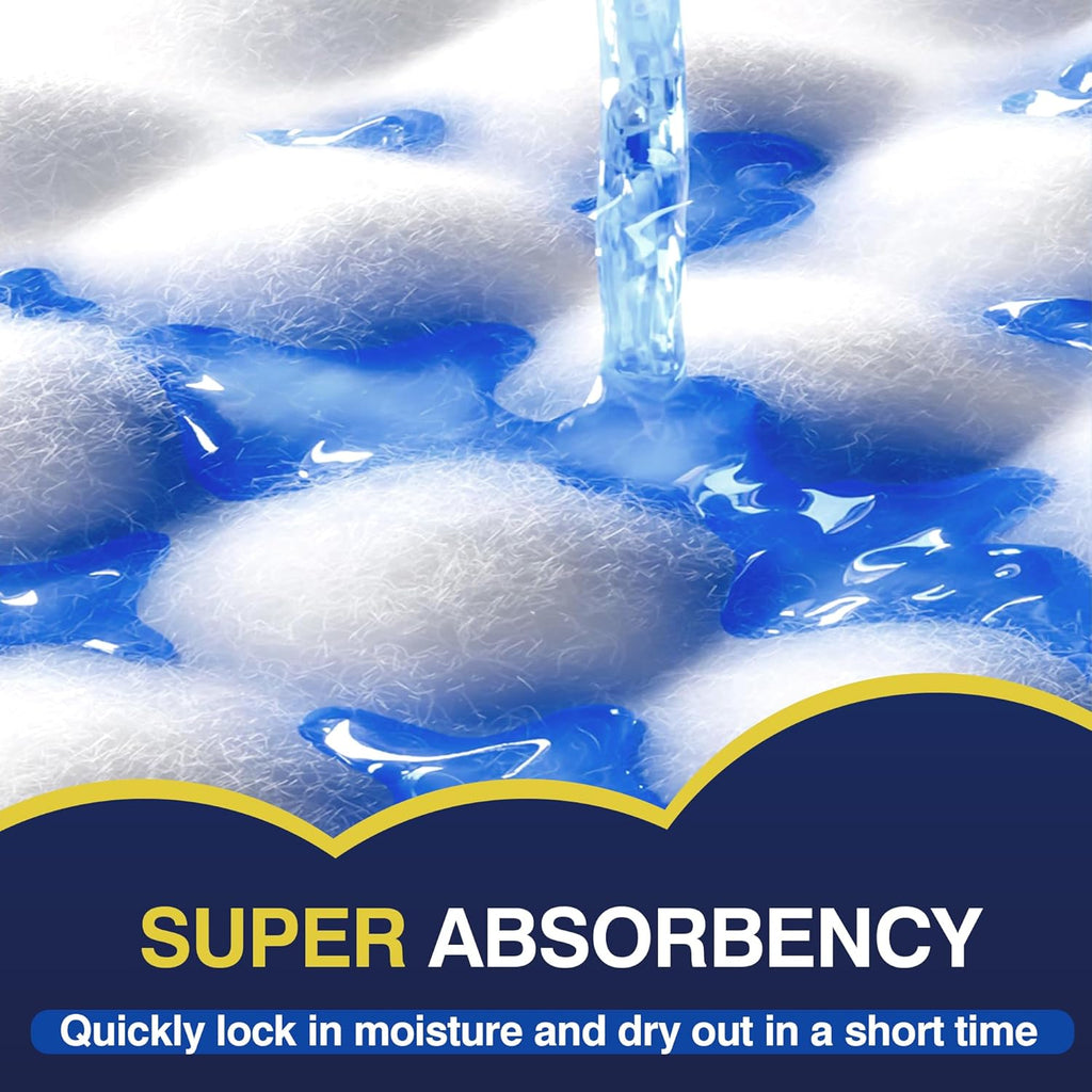 MKISS Bed Pads Disposable 36" x 36" (50 Counts), Large Incontinence Underpads Leakproof Quick Drying Max Absorbent Disposable Pee Pads for Adults, Baby, Puppy, Children, Elderly