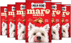 Milk-Bone MaroSnacks Dog Treats, Beef, 15 Ounce (Pack of 6) with Real Bone Marrow and Calcium