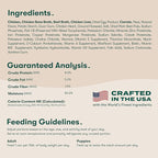 Jinx Bone Broth Stew for Dogs - Chicken & Vegetables Recipe - Grain-Free Wet Dog Food & Topper for Picky Eaters - Promotes Lean Muscle Growth, A Healthy Coat & Improved Digestion - 13 Oz, 12 Pack