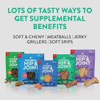 DOGSWELL 100% Grilled Meat Dog Treats, Made in The USA with Glucosamine, Chondroitin & New Zealand Green Mussel for Healthy Hips, 20 oz. Duck