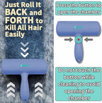 Pet Hair Remover Roller – Reusable Self-Cleaning Fur Removal Tool for Dogs & Cats – Ergonomic & Eco-Friendly Lint Roller for Couch, Carpet, Bed, Car Seat & More (Blue)