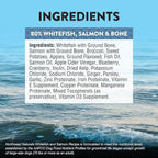 Northwest Naturals Freeze-Dried Whitefish & Salmon Dog Food - Bite-Sized Nuggets - Grain-Free, High-Protein, Human-Grade Ingredients, All Natural, Omega-3 for Skin & Coat - 12 Oz (Pack of 2)