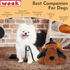 Heartbeat Puppy for Dogs, Helps for Anxiety Relief and Calming, Stuffed Animal Anxiety Calming Behavioral Puppy Heartbeat Toy Sleep aid for Cats Pets（for Small Breeds）