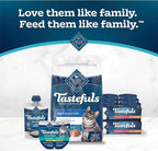 Blue Buffalo Tastefuls Wet Cat Food Paté, Made with Natural Ingredients | Salmon Entrée, 3-oz. Cans (24 Count)