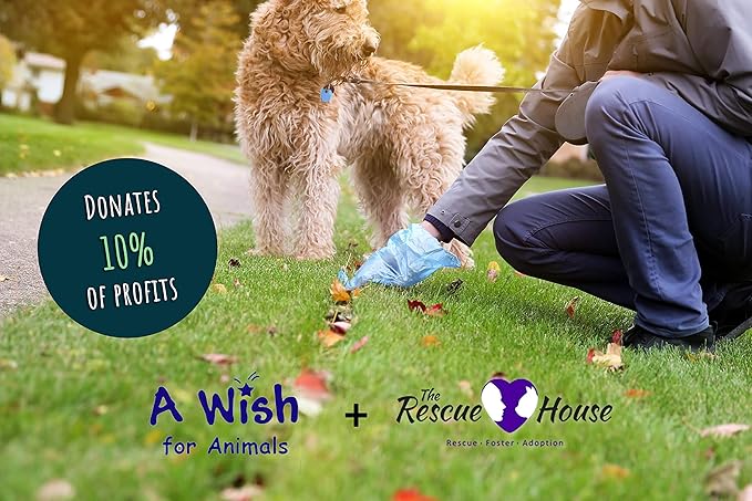 180 Biodegradable Poop Bags for Dogs, ⁣⁣⁣Cornstarch-Based Home Compostable Pet Waste Bags, Eco-Friendly Cat Litter Bags Refill, ASTM D6400⁣⁣ EN13432 Certified
