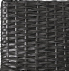 Christopher Knight Home La Brea Outdoor Wood & Wicker Barstools (Set of 4), Gray
