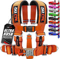1pc Orange 5 Point Harness for Bucket Seat, Latch Release, 9 Color Options, Racing Harness 5 point, Race Car, UTV, RZR [6011]