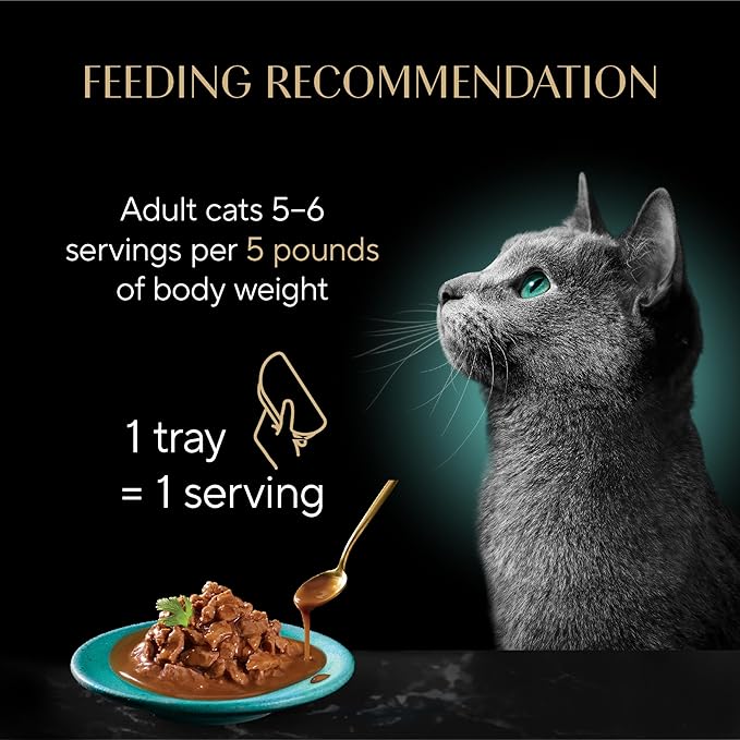Sheba Gravy Indulgence Adult Wet Cat Food Beef Entree in Extra Gravy, 2.6 oz. Twin-Pack Trays (24 Count, 48 Servings)