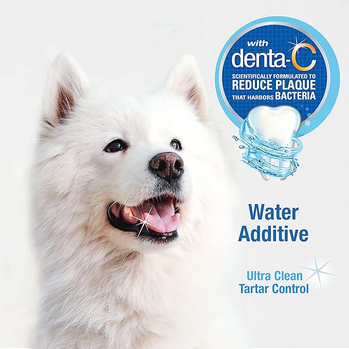 Nylabone Advanced Oral Care Pet Dental Water Additive, Liquid Tartar Remover & Breath Freshener for Dogs, Dog Teeth-Cleaning, Original Flavor, 16 oz.