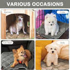 4 Pack Self Warming Cat Mat Self Heating Cat Pad Warm Thermal Pet Bed Washable Dog Crate Pad Body Heat Dog Bed Mat Blanket Non Slip Bottom for Outdoor Indoor Pets