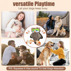 Tough Durable Squeaky Dog Toys for Aggressive chewers Interactive to Keep Them Busy, Funny Cute Plush Dogs Toy for Small Medium Large Breed Chewer Best Cute Birthday Gift (New Owl)