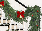 DearHouse Christmas Norfolk Pine Garland, 9 Ft Artificial Greenery Christmas Decoration for Holiday Season, Mantel Fireplace Table Runner Centerpiece
