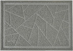 WePet Cat Litter Box Mat, Kitty Premium PVC Pad, Durable Trapping Rug, Phthalate Free, Urine-Resistant, Scatter Control, Mosaic, M 23 x 16 Inch, Cadet Grey