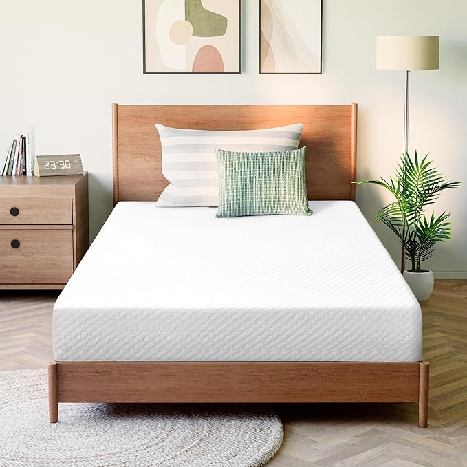 GAESTE 5 Inch Twin Cooling Gel Memory Foam Mattress Medium Firm Pressure Relief CertiPUR-US Certified Foam, Mattress in a Box Comfortable and Supportive No Fiberglass (Twin, 5 in)