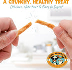 Mini Chicken Sticks for Dogs - Natural, Dehydrated Chicken Jerky Treats, Single Ingredient. Made and Sourced in America - Crunchy Chew Sticks - 3oz