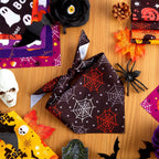 100 Pieces Halloween Dog Bandanas Bulk Pumpkin Ghost Bandanas for Dogs Soft Triangle Bibs Adjustable Triangle for Small Medium Large Pets Halloween Party Costume
