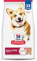 Hill's Science Diet Adult 1-6, Adult 1-6 Premium Nutrition, Small Kibble, Dry Dog Food, Lamb & Brown Rice, 33 lb Bag