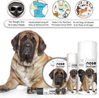 The Blissful Dog Mastiff Nose Butter for Dry, Cracked Skin, Lick-Safe Dog Nose Balm with Moisturizing Shea Butter, Almond, Olive, and Essential Oils, Pet Supplies, Uncented, 4 oz.