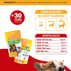 Beefeaters Sweet Potato Wrap with Chicken – Dog Treat. No Corn, Wheat, Soy or Gluten, Low Fat, Whole Muscle Jerky, Ideal for Training & Snacks