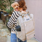 Porter 2-in-1 Dog Gear Backpack – Premium Dog Travel Bag with 10 Pockets, Zip-Off Treat Pouch, Leash Clip, Waterproof Pockets & Water Bottle Holder – Weekend, Hiking, Camping, Sand