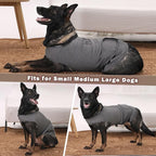 Dog Anxiety Vest, Skin-Friendly Thunder Jacket for Dogs, Dog Calming Shirt for Thunder, Fireworks, Vet Visits and Separation - Keep Pet Calm Without Medicine & Training, Anti Anxiety for Dogs