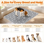 Washable Pee Pads for Dogs Large 48" x 48" 2-Pack Reusable Puppy Pads Pet Training Pads, Fast Absorb Dog Mats, Waterproof Whelping Pad, Non-Slip Protects Against Urine Leakage