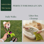Dog Poop Bags — Unscented, Extra Thick 15 Micron Leak-Proof Pet Waste Bags, 120 Count (8 Rolls) 9 x 13 in Refill Rolls with Easy Tear-Off Perforation & Recyclable Core